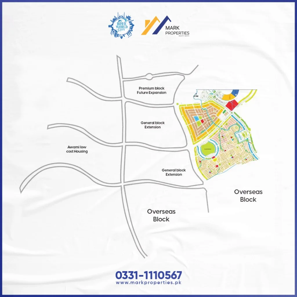 BLUE WORLD CITY BLOCKS MAP